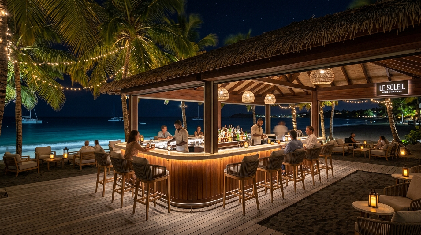 Découvrez les lieux incontournables pour sortir en soirée aux Antilles : bars et clubs sélectionnés en Guadeloupe, Martinique et Saint-Martin