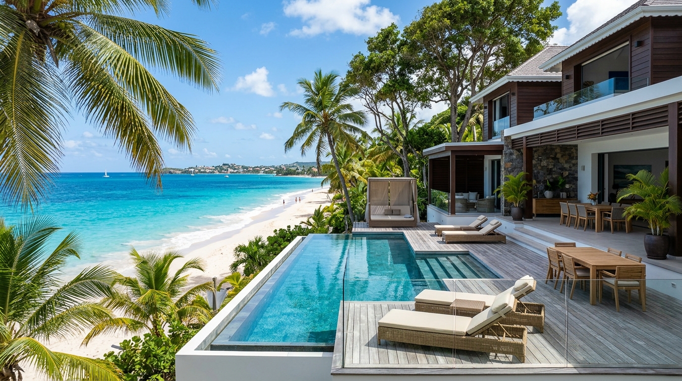 Louez une Villa de Prestige à Sainte-Anne : Confort et Luxe Assurés