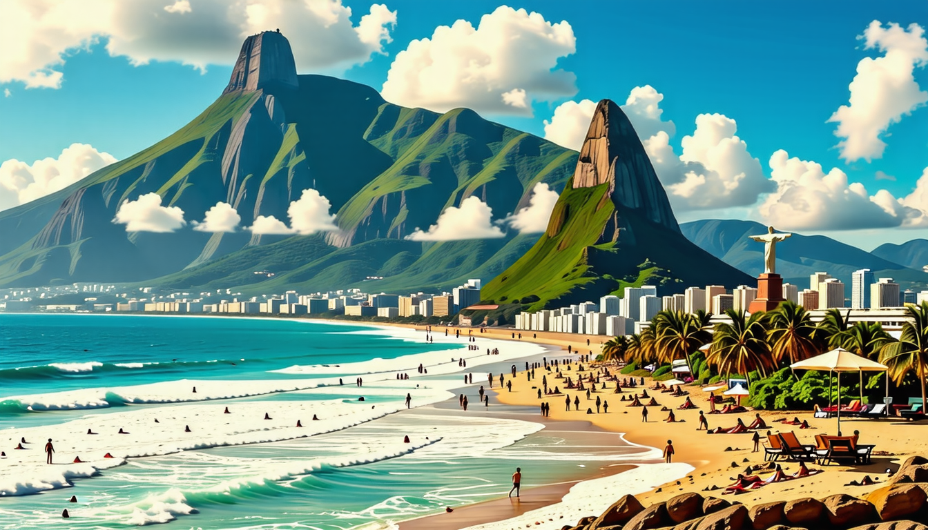 découvrez les merveilles de rio de janeiro, une ville vibrante au cœur du brésil, célèbre pour ses paysages à couper le souffle, ses plages ensoleillées, sa culture riche et son ambiance festive. explorez des sites emblématiques comme le pain de sucre et le christ rédempteur, tout en profitant de la cuisine locale et de la chaleur des cariocas.