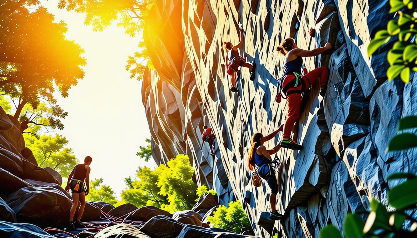découvrez les meilleures activités d'escalade en extérieur pour les amateurs d'adrénaline et de nature. explorez les plus beaux sites d'escalade, bénéficiez de conseils d'experts et trouvez l'inspiration pour votre prochaine aventure en plein air.