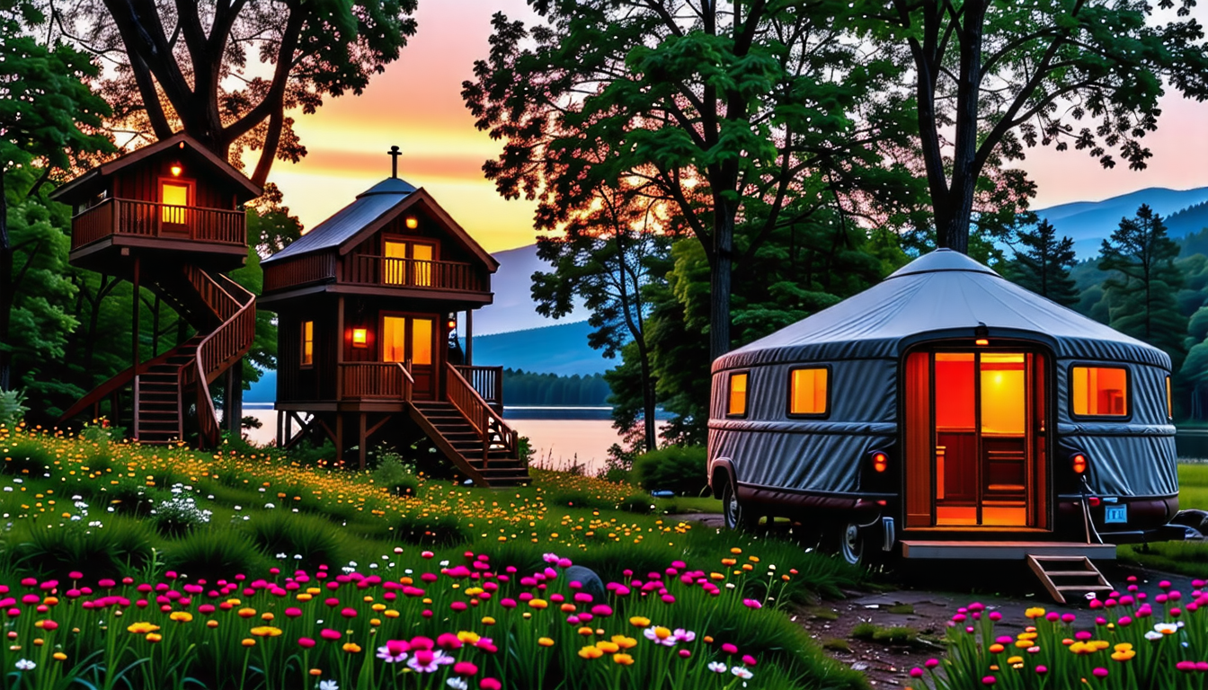 découvrez les logements les plus originaux pour des aventures inoubliables. que vous soyez en quête de cabanes perchées, de yourtes, ou de maisons insolites, trouvez l'endroit rêvé pour vivre des experiences uniques au cœur de la nature.