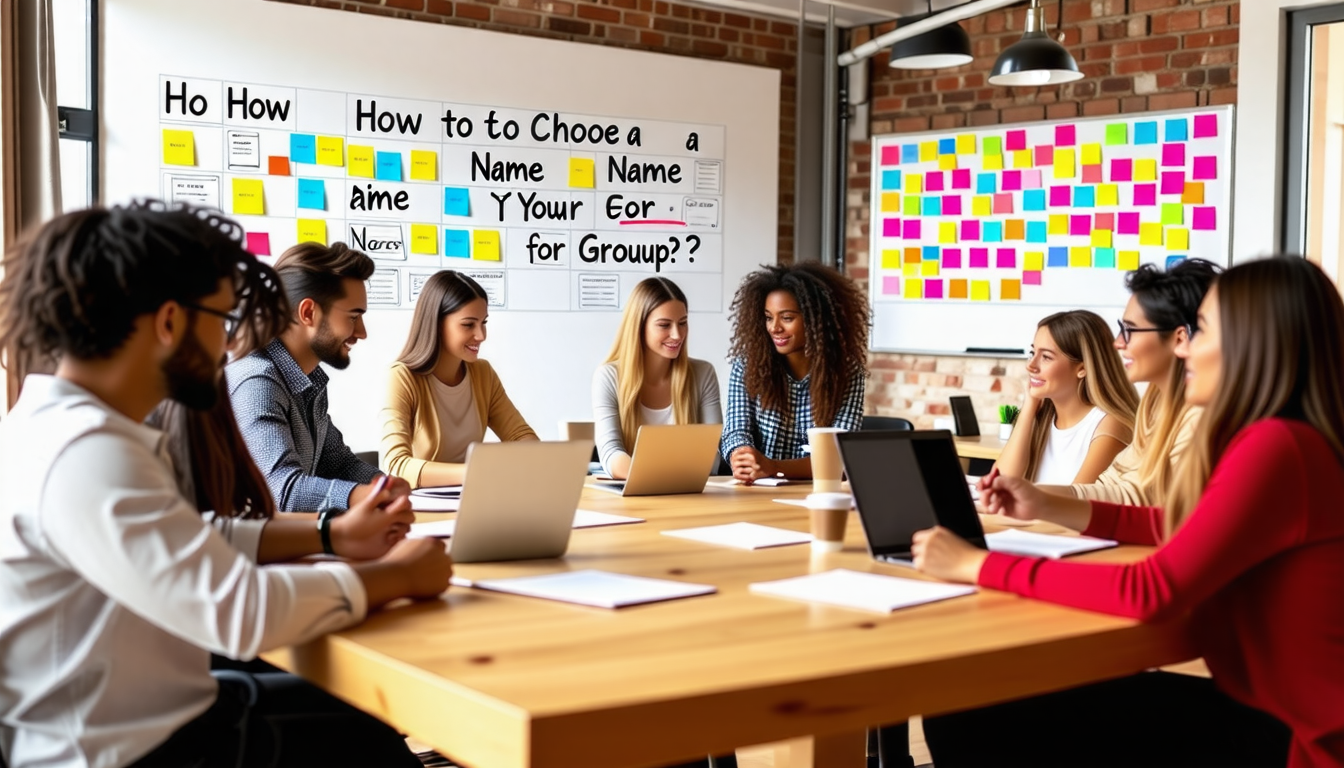 découvrez nos conseils pratiques pour choisir un nom accrocheur et représentatif pour votre groupe. que ce soit pour un projet, une équipe sportive ou un collectif artistique, apprenez les clés pour trouver le nom parfait qui reflète votre identité et attire l'attention.
