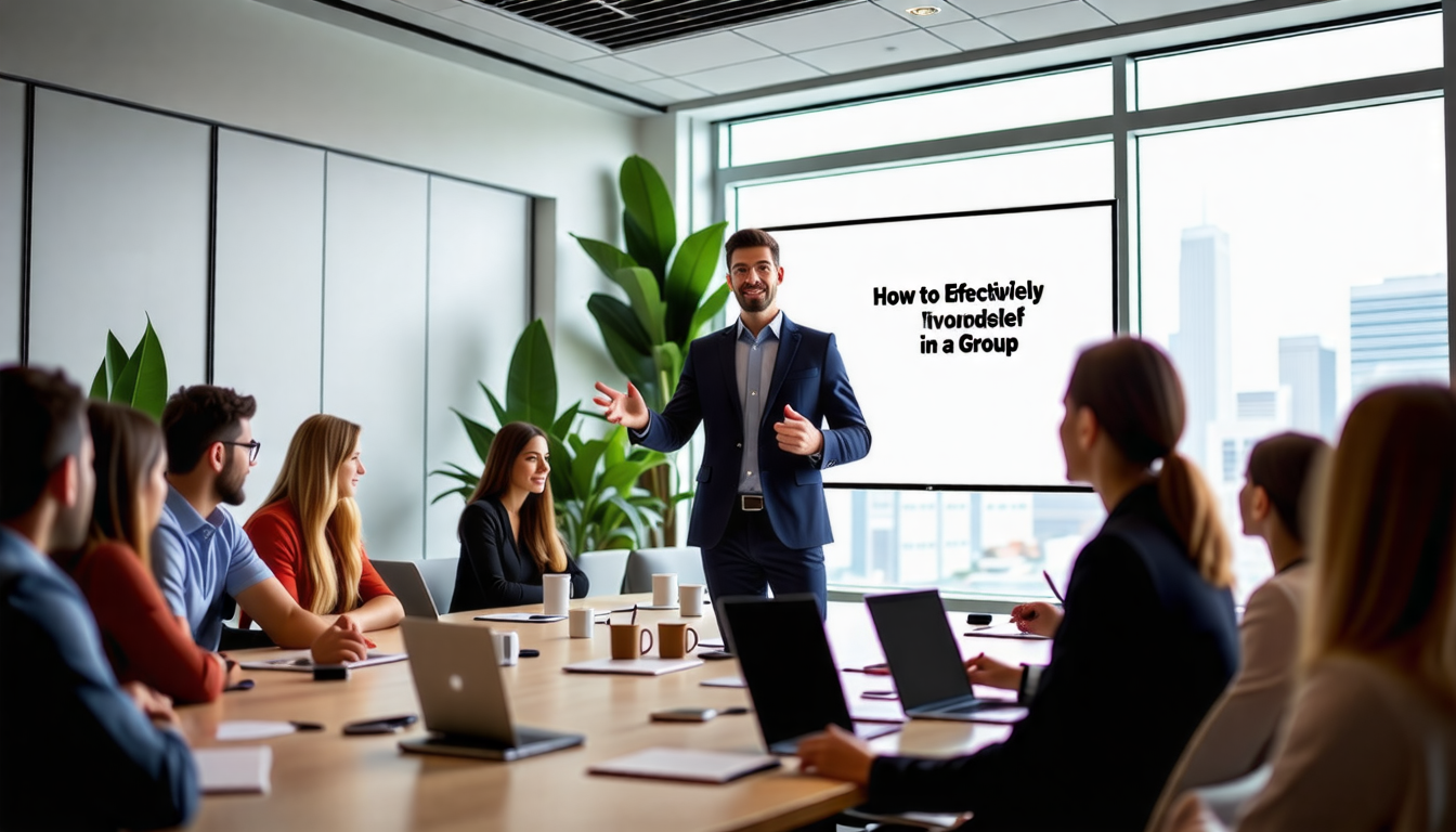 découvrez des conseils pratiques et des stratégies pour vous présenter avec assurance au sein d'un groupe. apprenez à captiver votre audience, à définir votre message et à établir des connexions authentiques grâce à des techniques éprouvées.