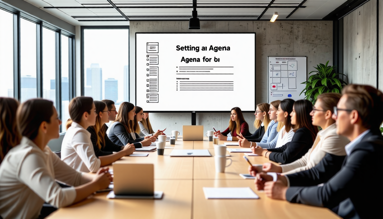 découvrez les étapes clés pour établir un ordre du jour efficace pour vos réunions de groupe. apprenez à définir des objectifs clairs, à organiser les sujets de discussion et à optimiser le temps de chacun pour garantir des échanges productifs.